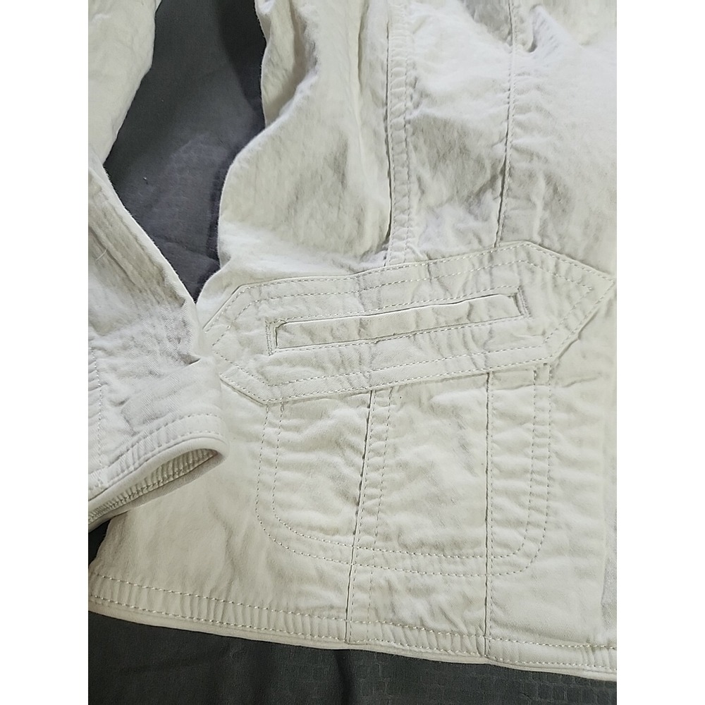 Talbots Cropped Jacket Mock Collar Long Sleeve Petites‎ 8 Stretch - Picture 2 of 9